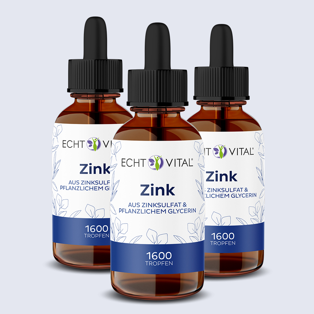 Zink Tropfen - 3 Flaschen mit je 50 ml