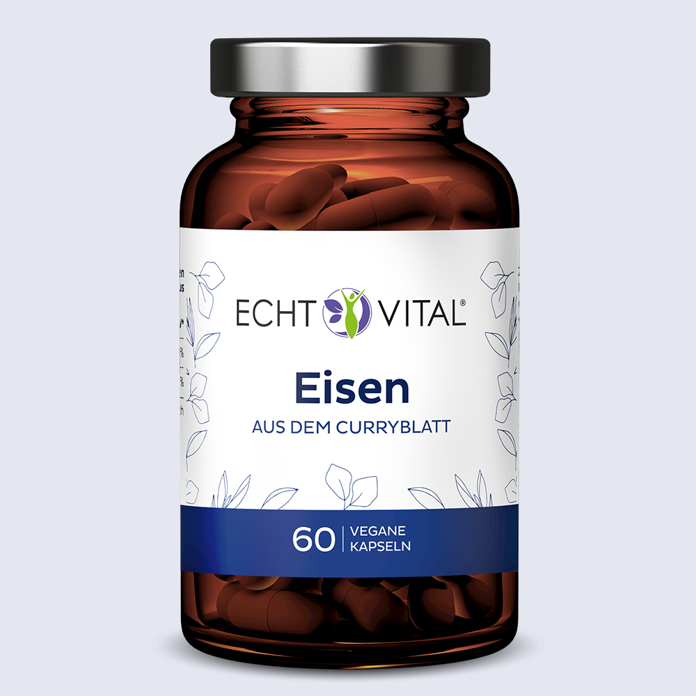 Eisen aus dem Curryblatt - 60 Kapseln