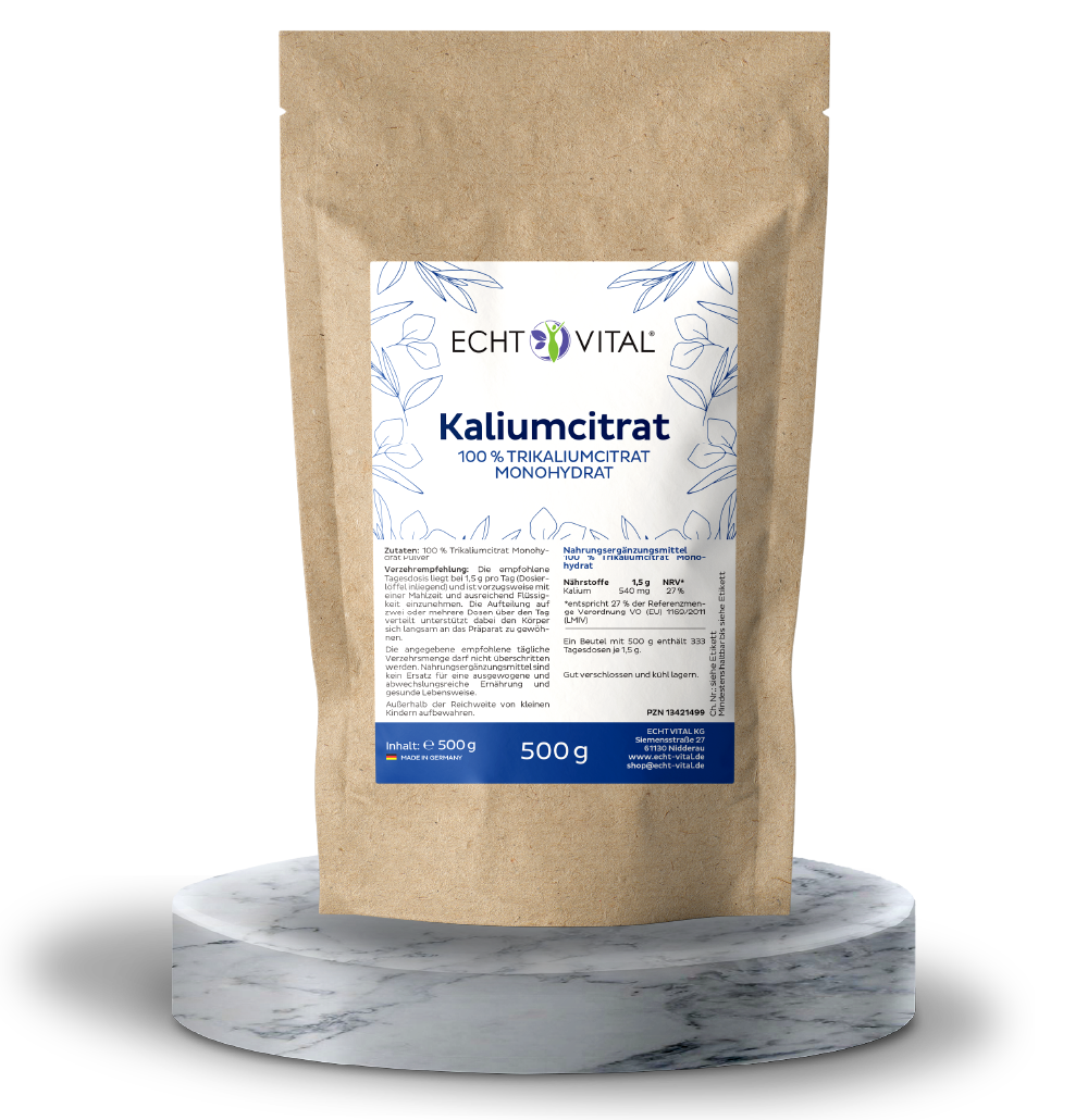 Kaliumcitrat - 1 Beutel mit 500 g Pulver