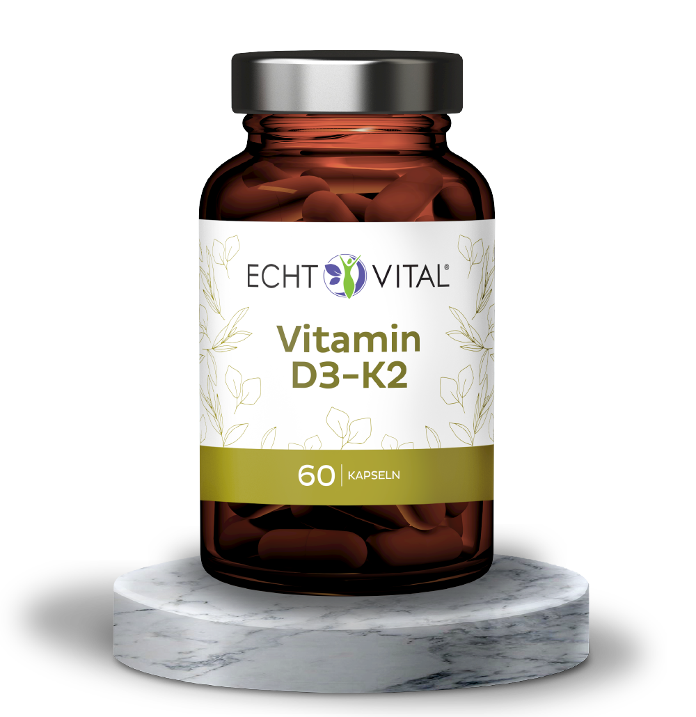 Vitamin D3 - K2 - 60 Kapseln